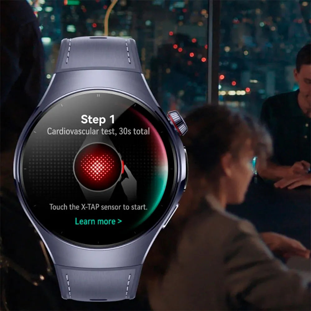 Huawei Watch 5 Smartwatch 46 mm plata titanio, AMOLED 1.5", GPS, Wi‑Fi 6, eSIM, 5 ATM