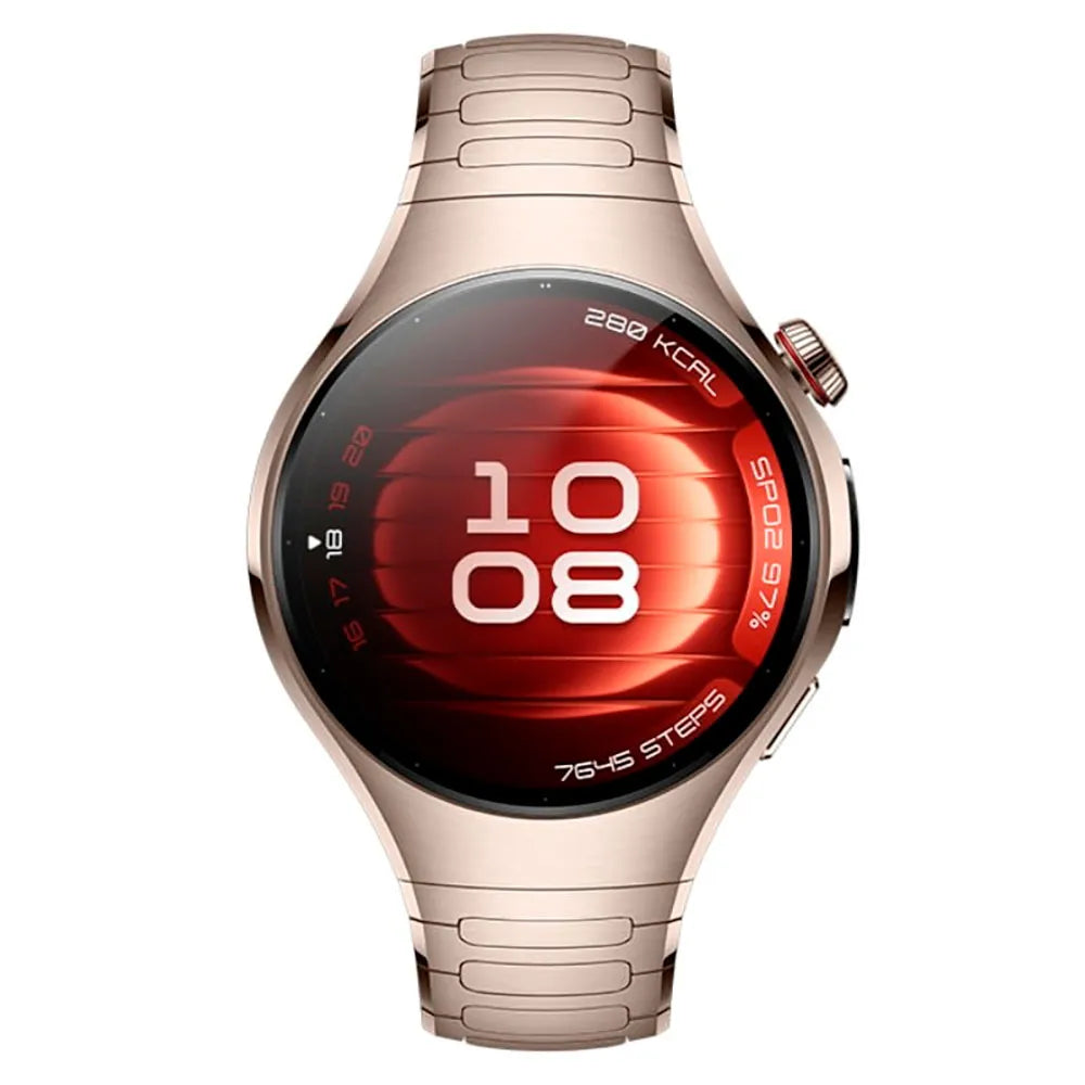Huawei Watch 5 smartwatch 46 mm dorado acero inoxidable Amoled Bluetooth 5.2 Wi‑Fi GPS NFC
