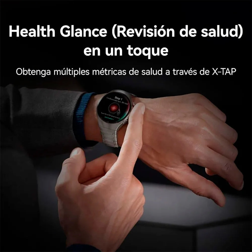 Huawei Watch 5 46 mm smartwatch cerámica y titanio marrón con eSIM GPS y pantalla AMOLED 1,5"