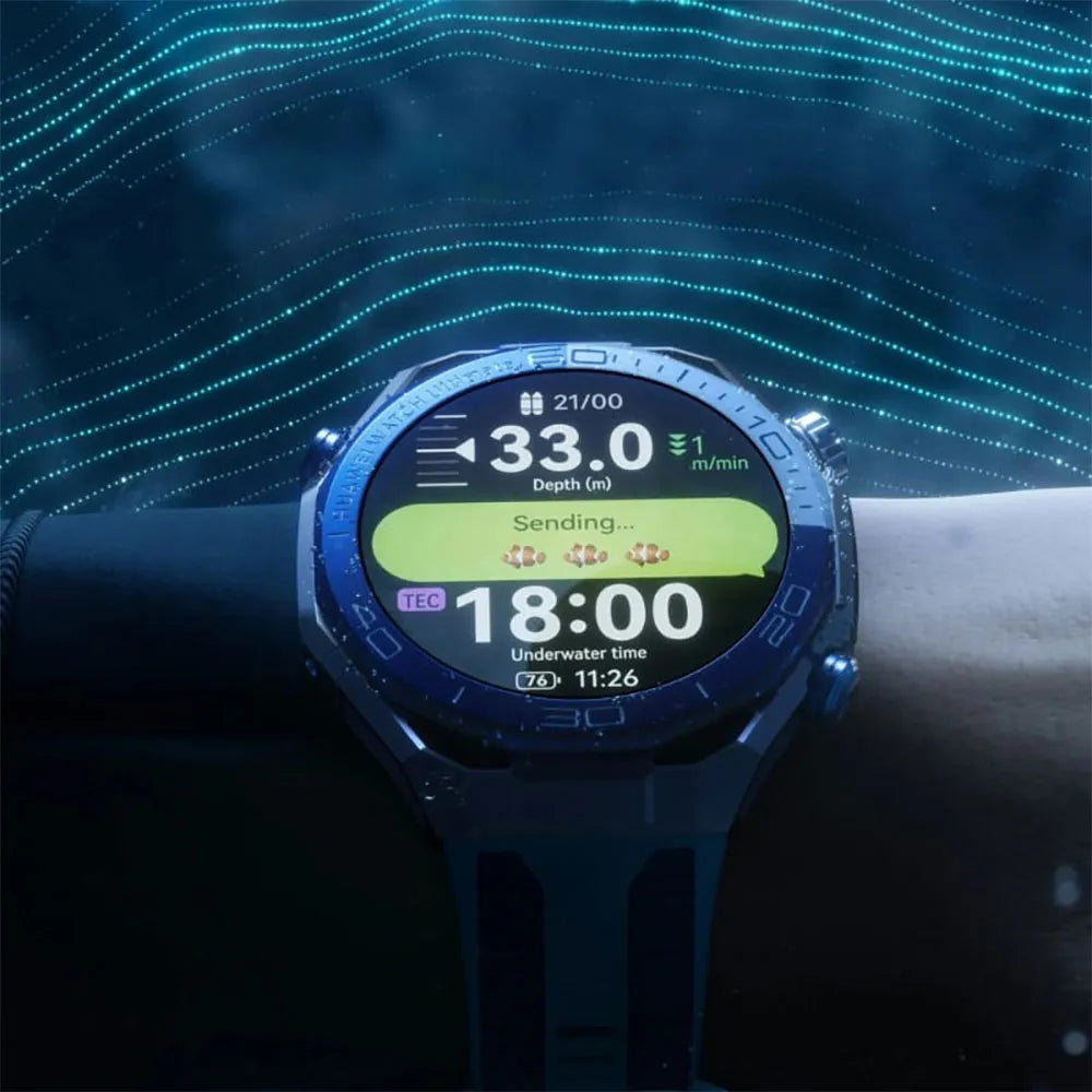 Huawei Watch Ultimate 2 smartwatch 1,5" LTPO AMOLED 20 ATM, circonio negro, GPS L1/L5, eSIM, Wi‑Fi 6, NFC