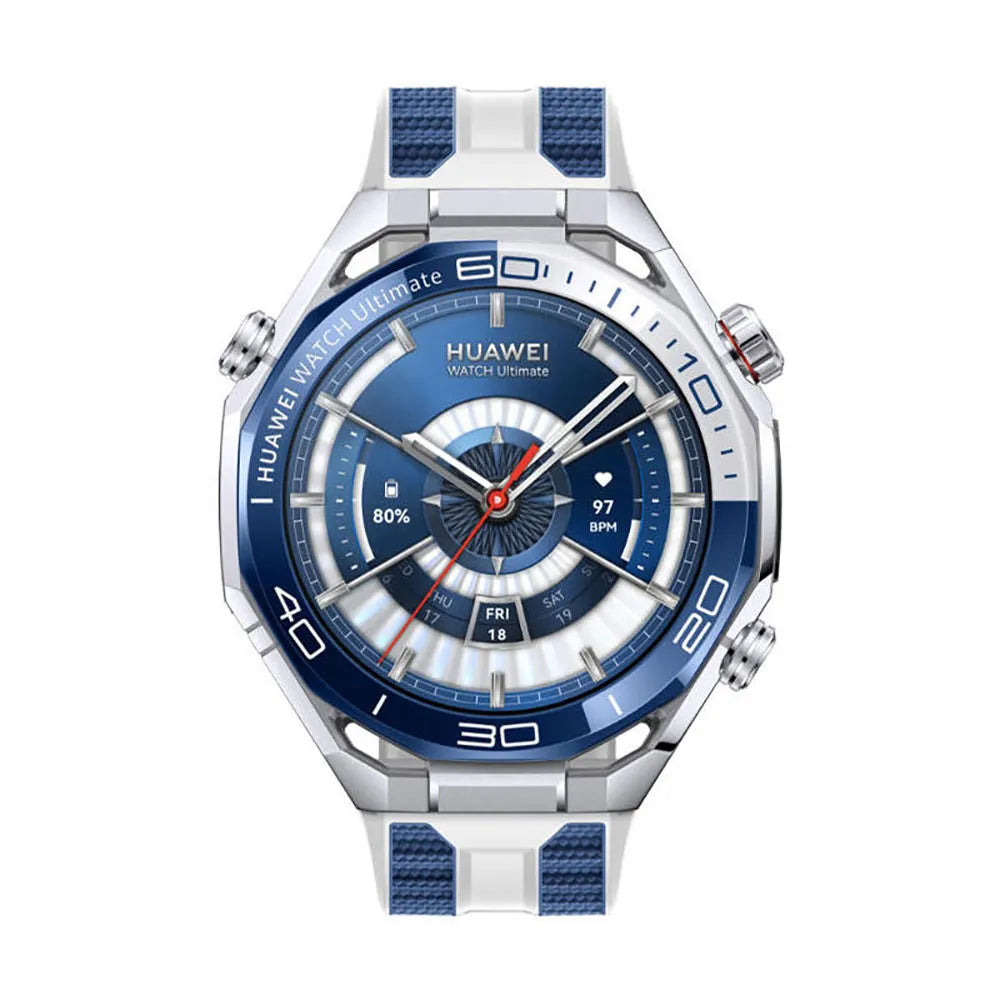 Huawei Watch Ultimate 2 Smartwatch 1,5" azul metal líquido circonio cerámica nanocristalina GPS GNSS dual