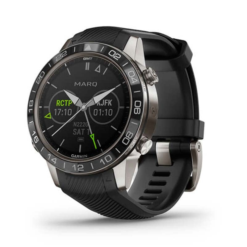 Garmin MARQ Aviator Performance Edition smartwatch 46 mm titanio negro GPS Garmin Pay