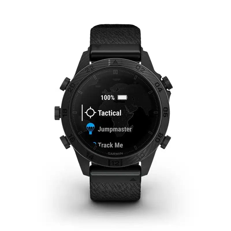 Garmin MARQ Commander Gen 2 Carbon Edition smartwatch 46 mm negro titanio DLC GPS multibanda AMOLED