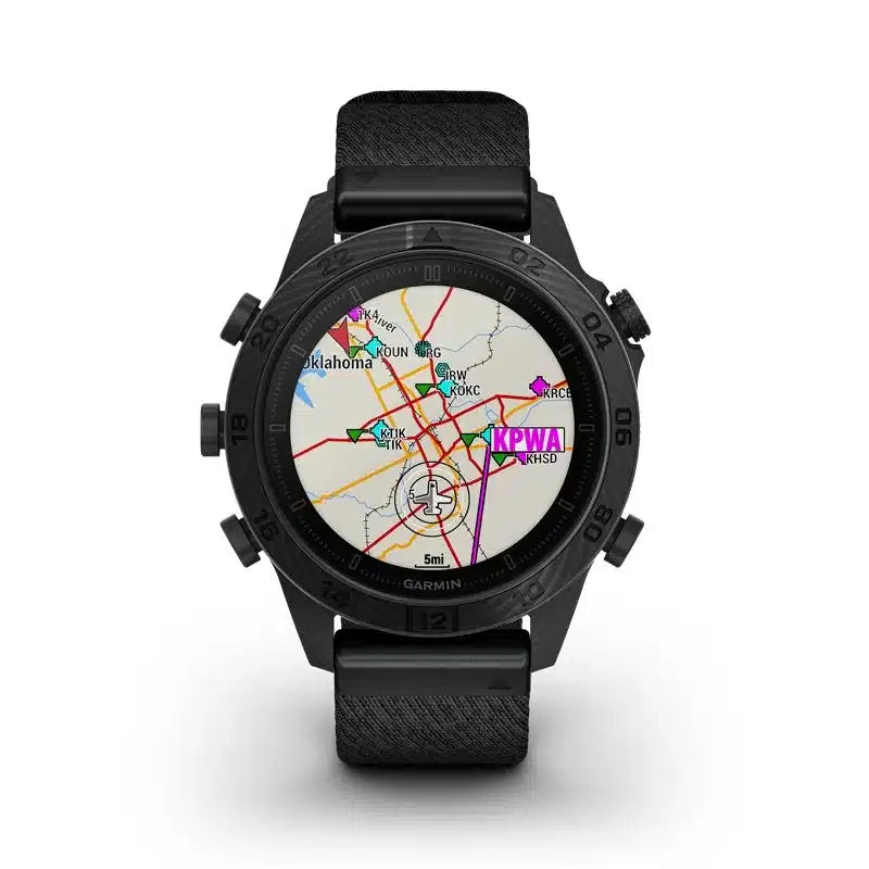 Garmin MARQ Commander Gen 2 Carbon Edition smartwatch 46 mm negro titanio DLC GPS multibanda AMOLED