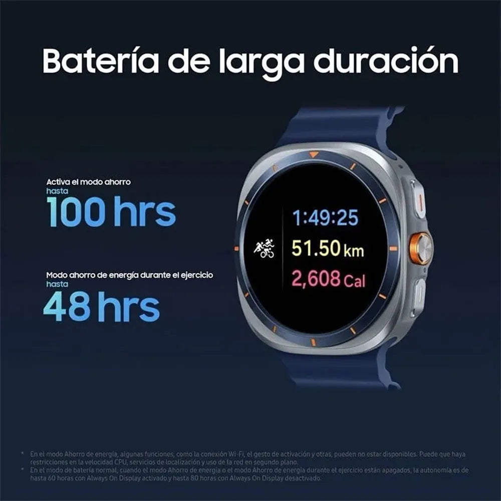 Samsung Galaxy Watch8 Classic L505 smartwatch LTE 46 mm acero inoxidable negro 1,34" AMOLED GPS Wi‑Fi