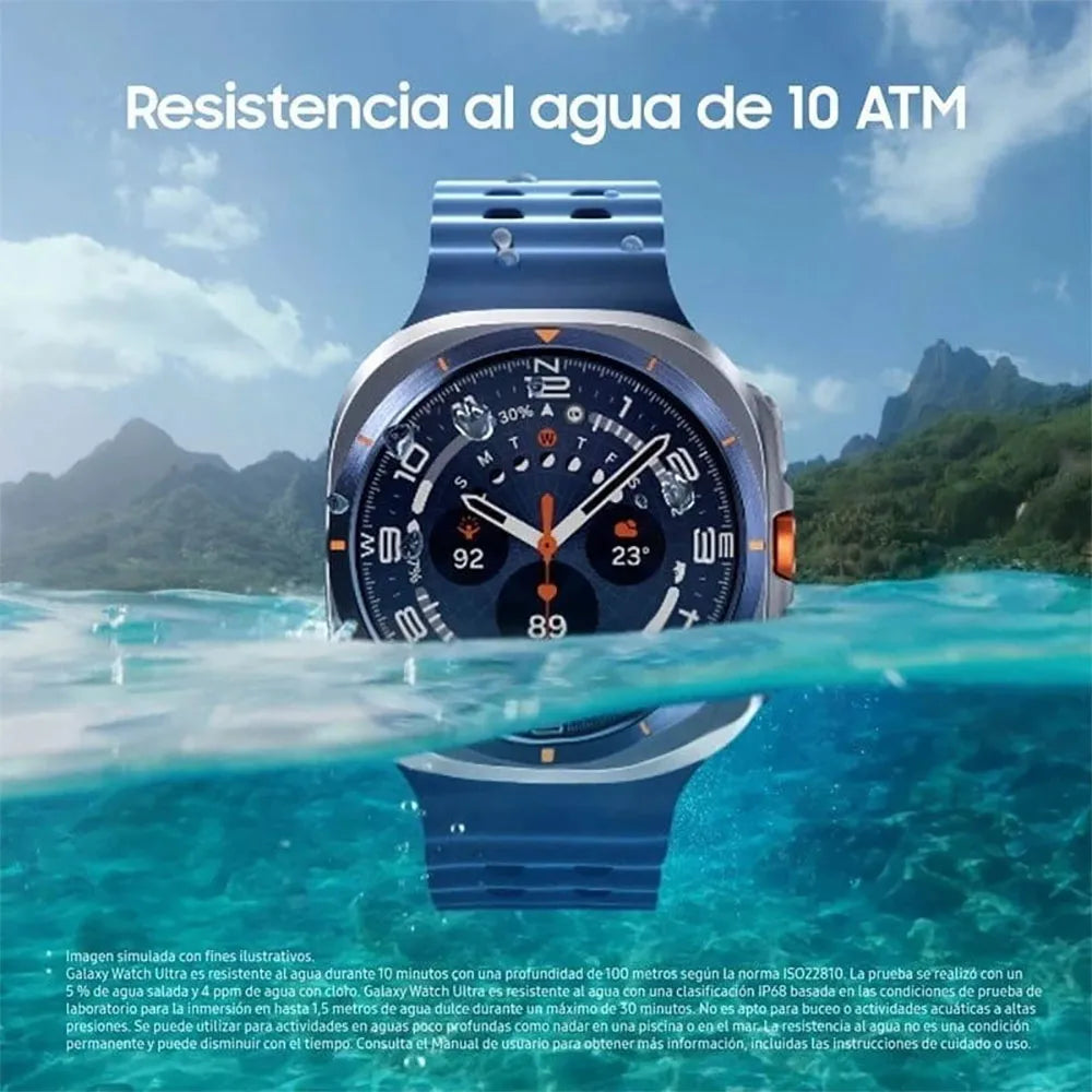 Samsung Galaxy Watch8 Classic L505 smartwatch LTE 46 mm acero inoxidable negro 1,34" AMOLED GPS Wi‑Fi
