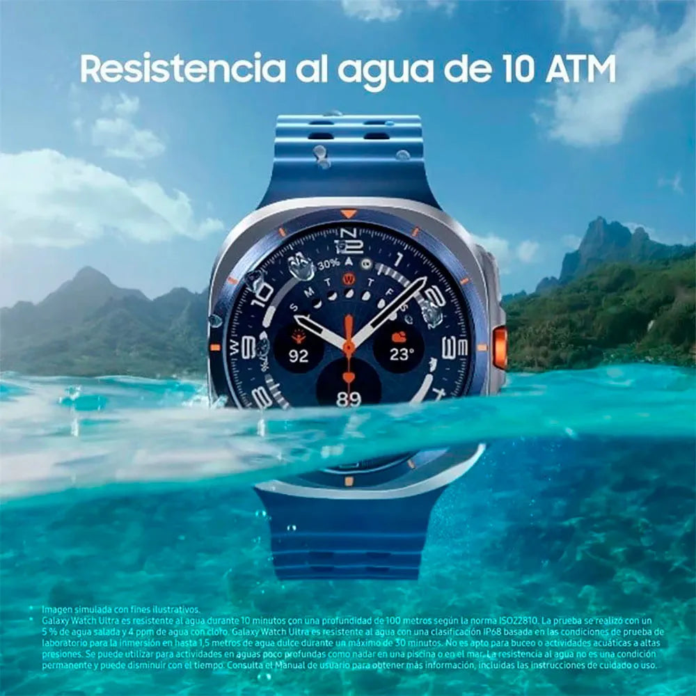 Samsung Galaxy Watch Ultra 47 mm smartwatch LTE titanio gris, pantalla 1,5" Super AMOLED, GPS, Wi‑Fi