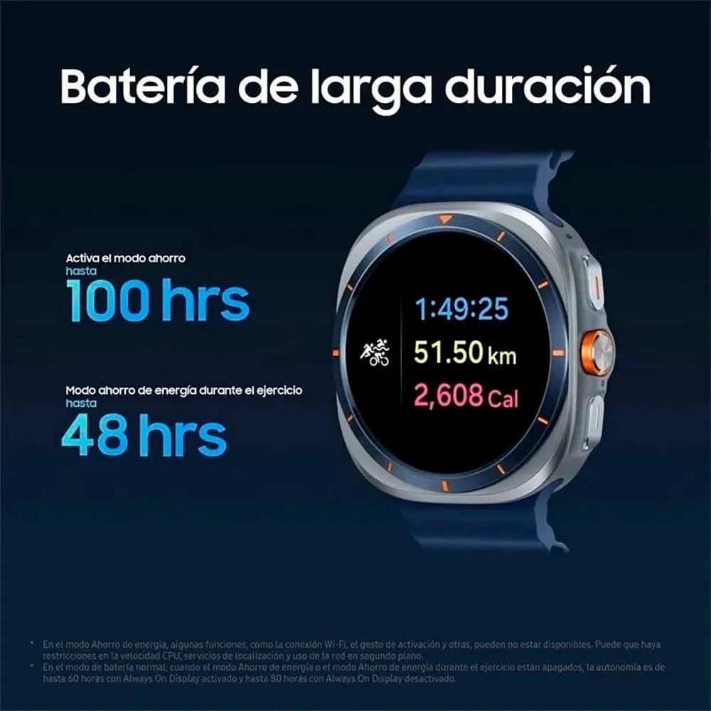 Samsung Galaxy Watch Ultra 47 mm smartwatch LTE titanio gris, pantalla 1,5" Super AMOLED, GPS, Wi‑Fi