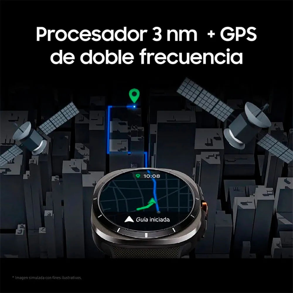 Samsung Galaxy Watch Ultra 47 mm smartwatch LTE titanio gris, pantalla 1,5" Super AMOLED, GPS, Wi‑Fi