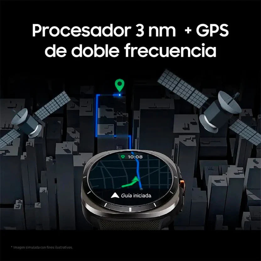 Samsung Galaxy Watch Ultra 2025 smartwatch 47 mm titanio plateado 4G LTE GPS doble banda zafiro