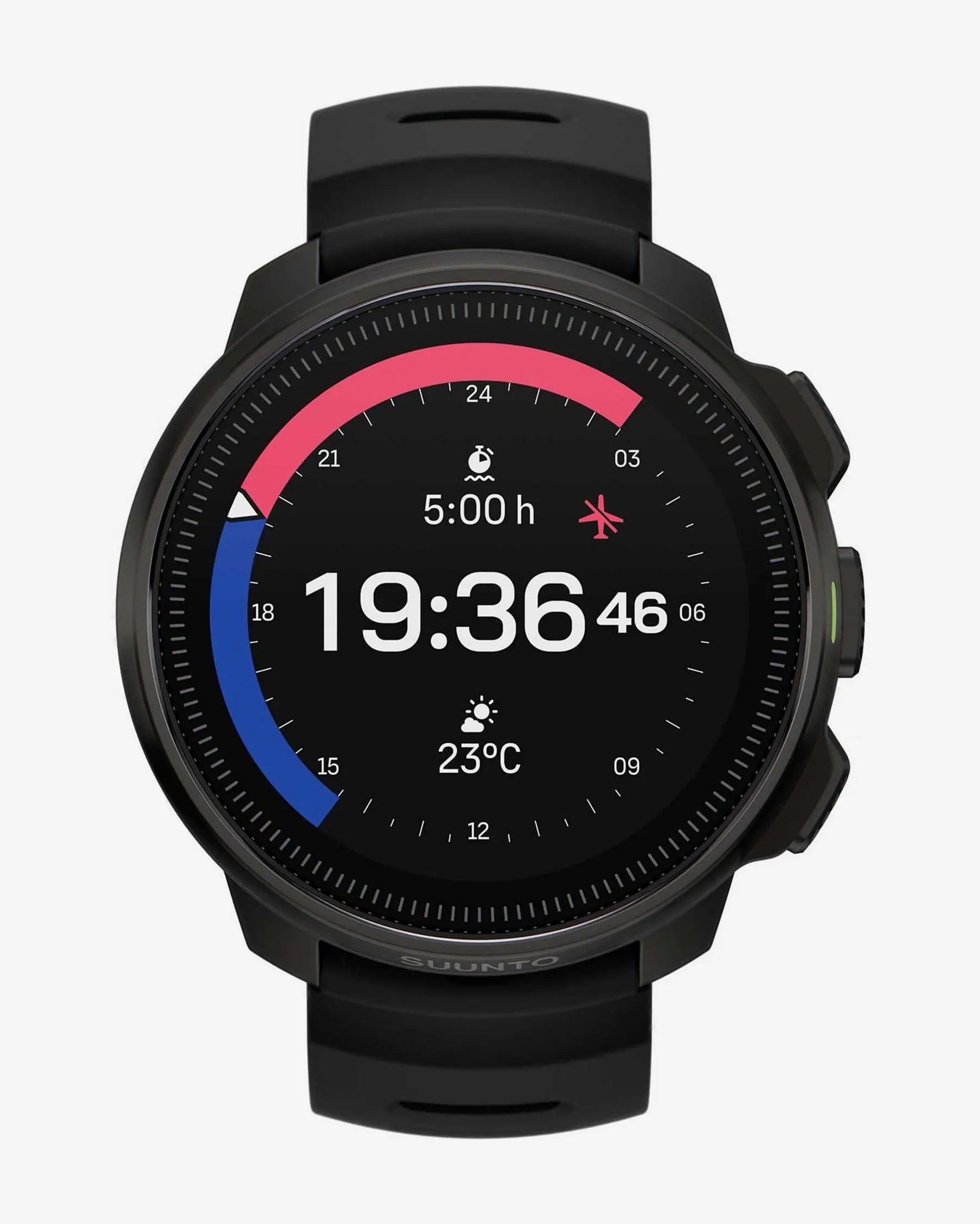 Suunto Ocean All Black smartwatch GPS 49,9 mm negro acero inoxidable/titanio zafiro AMOLED 1,43"