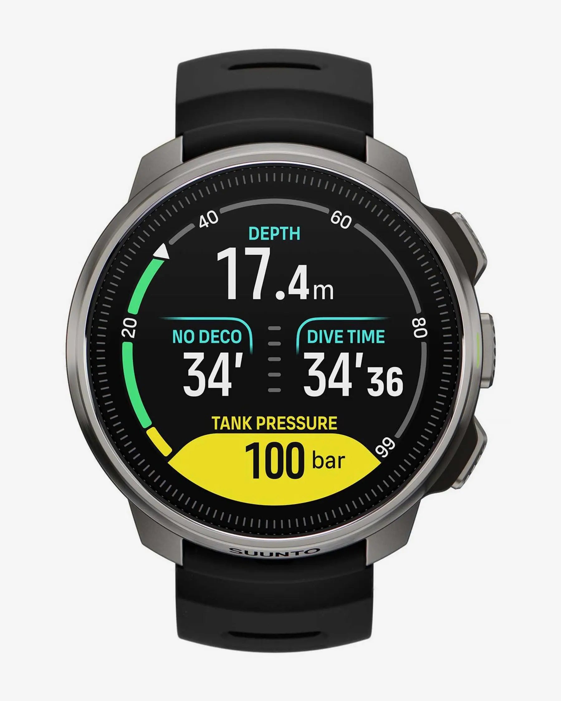 Suunto Ocean Steel Black smartwatch buceo GPS 49,9 mm negro acero zafiro AMOLED 1,43"