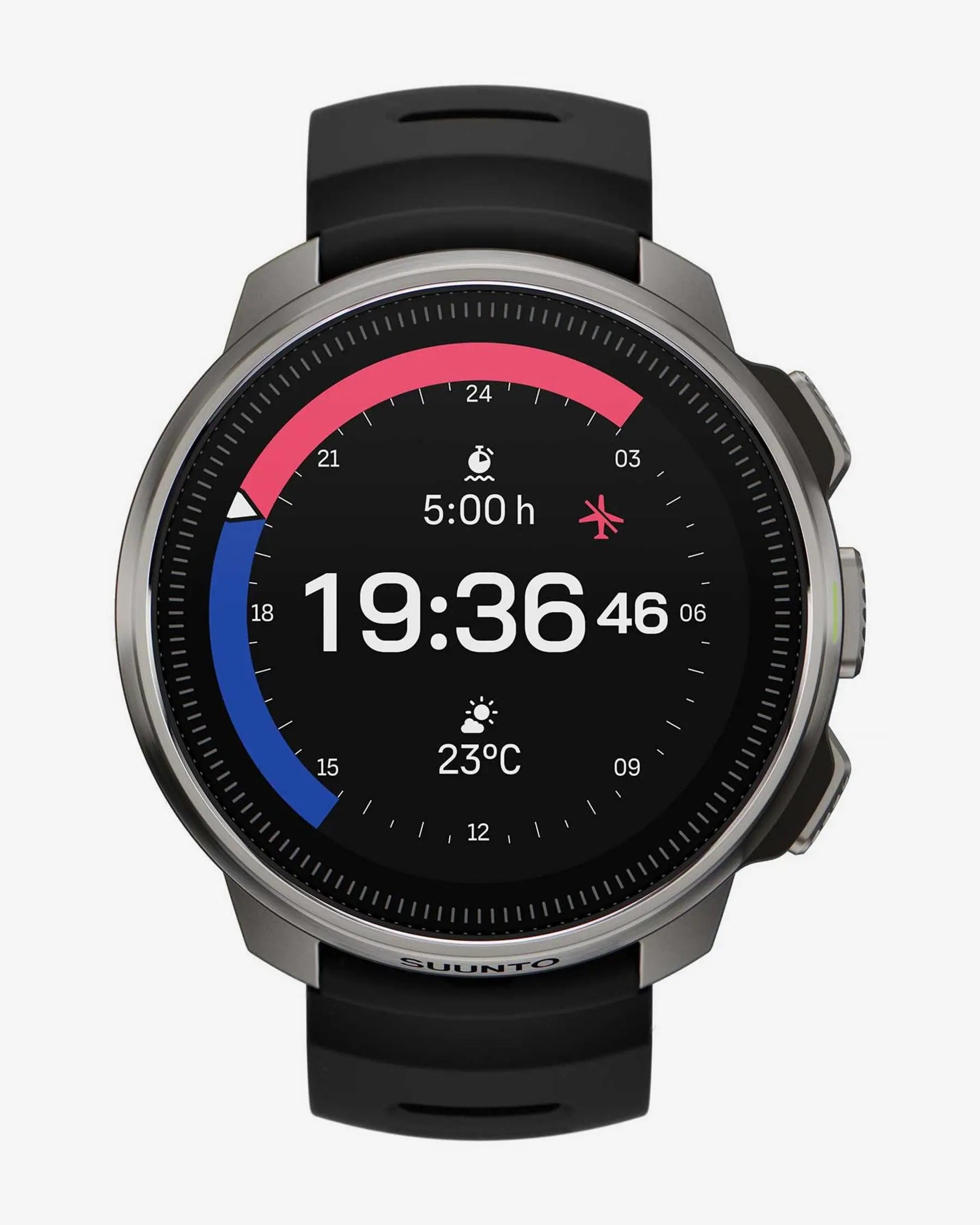 Suunto Ocean Steel Black smartwatch buceo GPS 49,9 mm negro acero zafiro AMOLED 1,43"