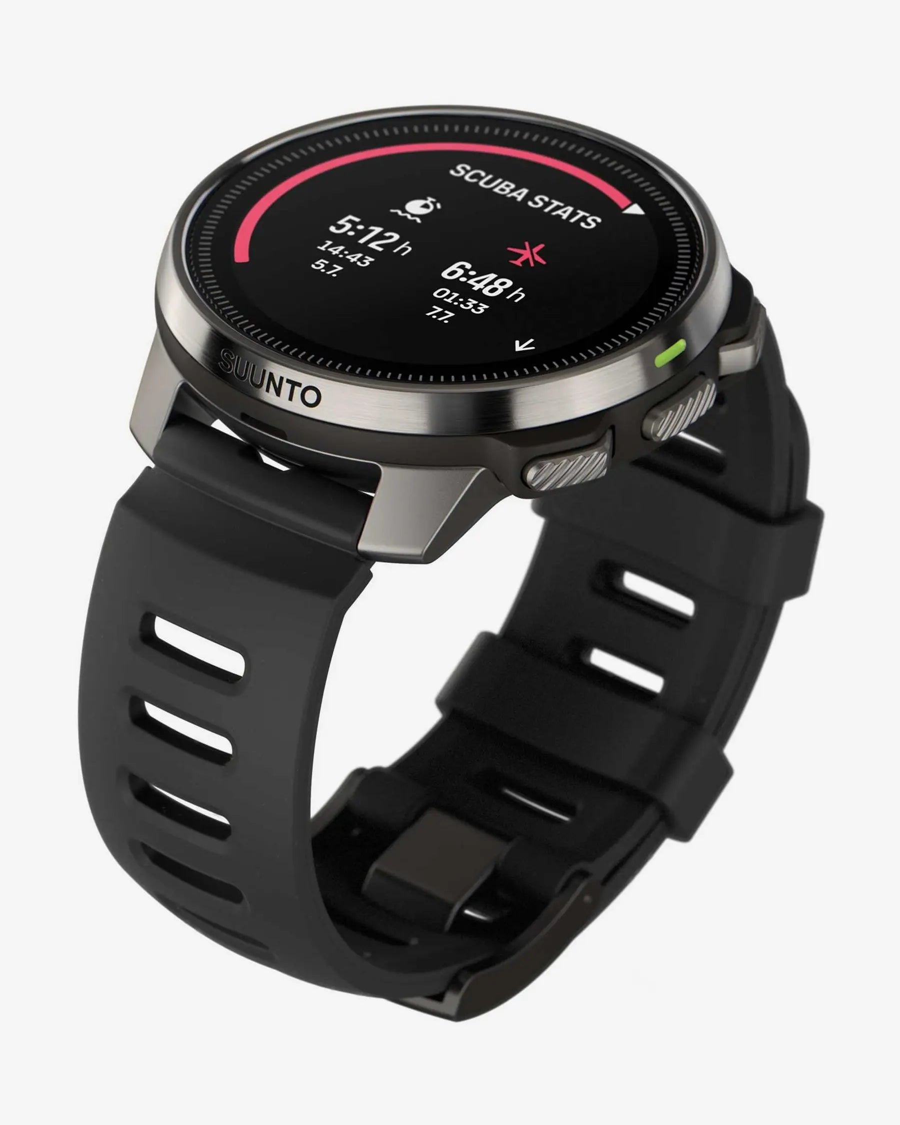 Suunto Ocean Steel Black smartwatch buceo GPS 49,9 mm negro acero zafiro AMOLED 1,43"