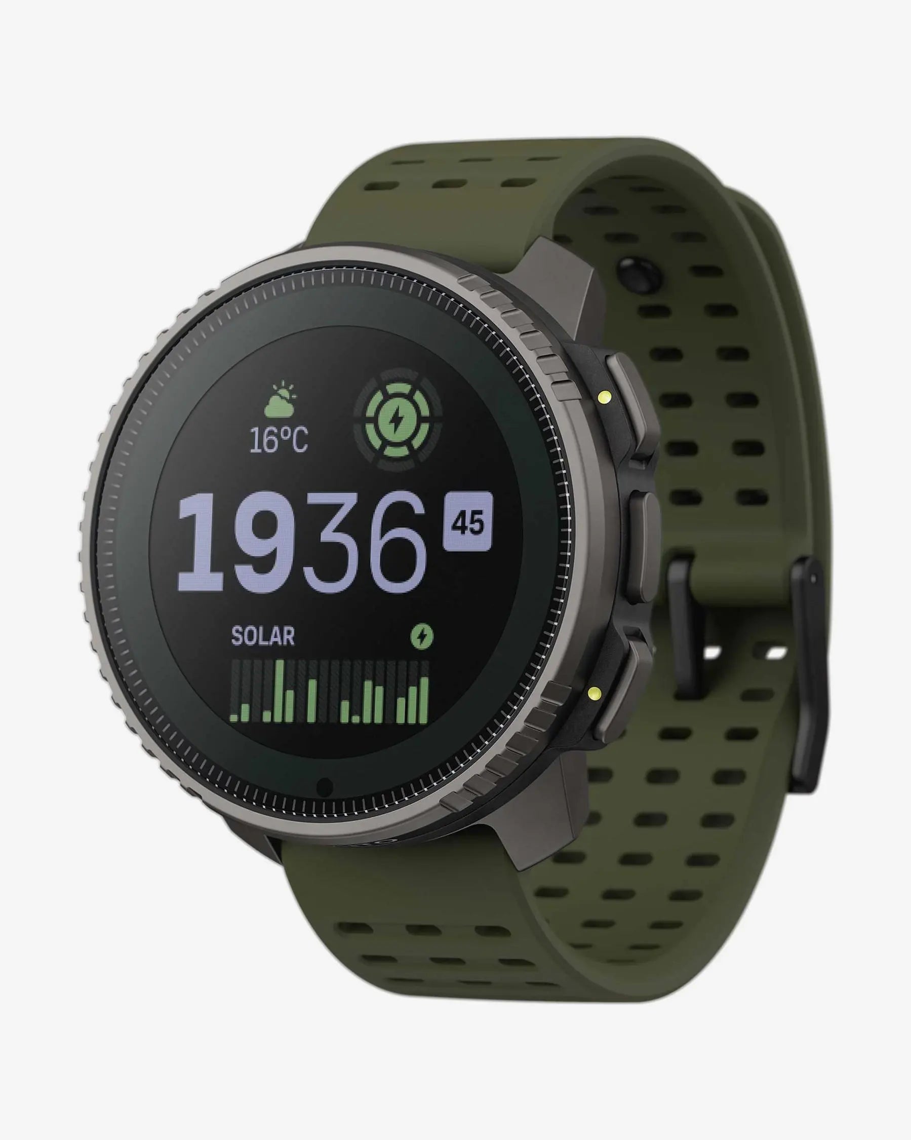 Suunto Vertical Titanium Solar smartwatch GPS multideporte 49 mm verde titanio/silicona Bluetooth