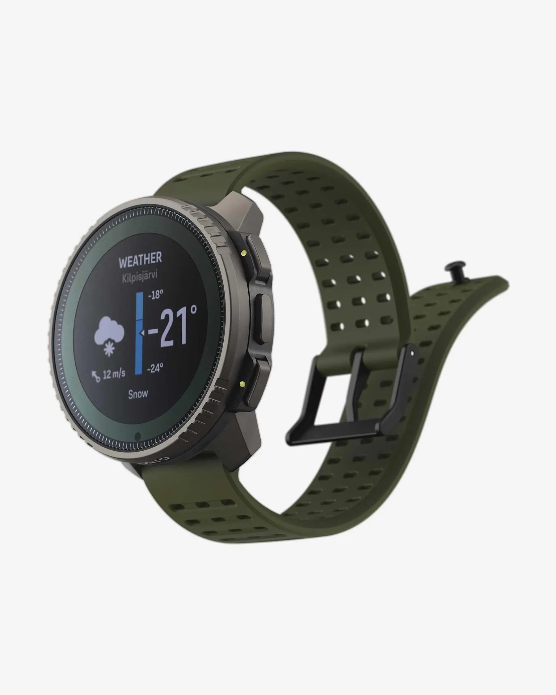 Suunto Vertical Titanium Solar smartwatch GPS 49 mm verde bosque titanio zafiro, doble banda GNSS y mapas offline
