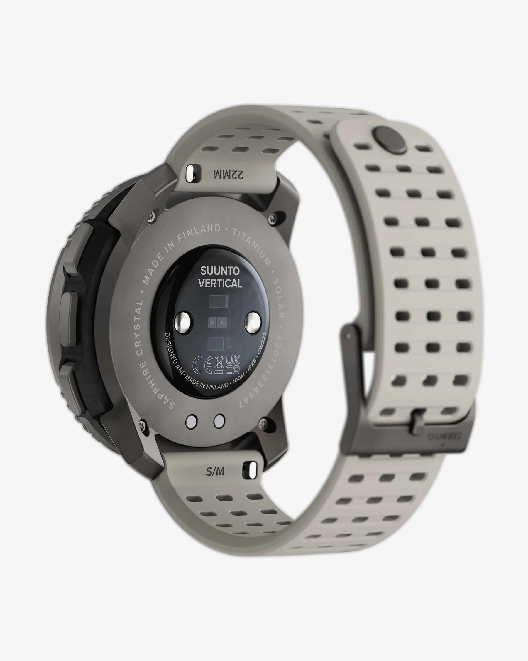 Suunto Vertical Titanium Solar smartwatch GPS 49 mm arena titanio cristal zafiro GNSS doble banda
