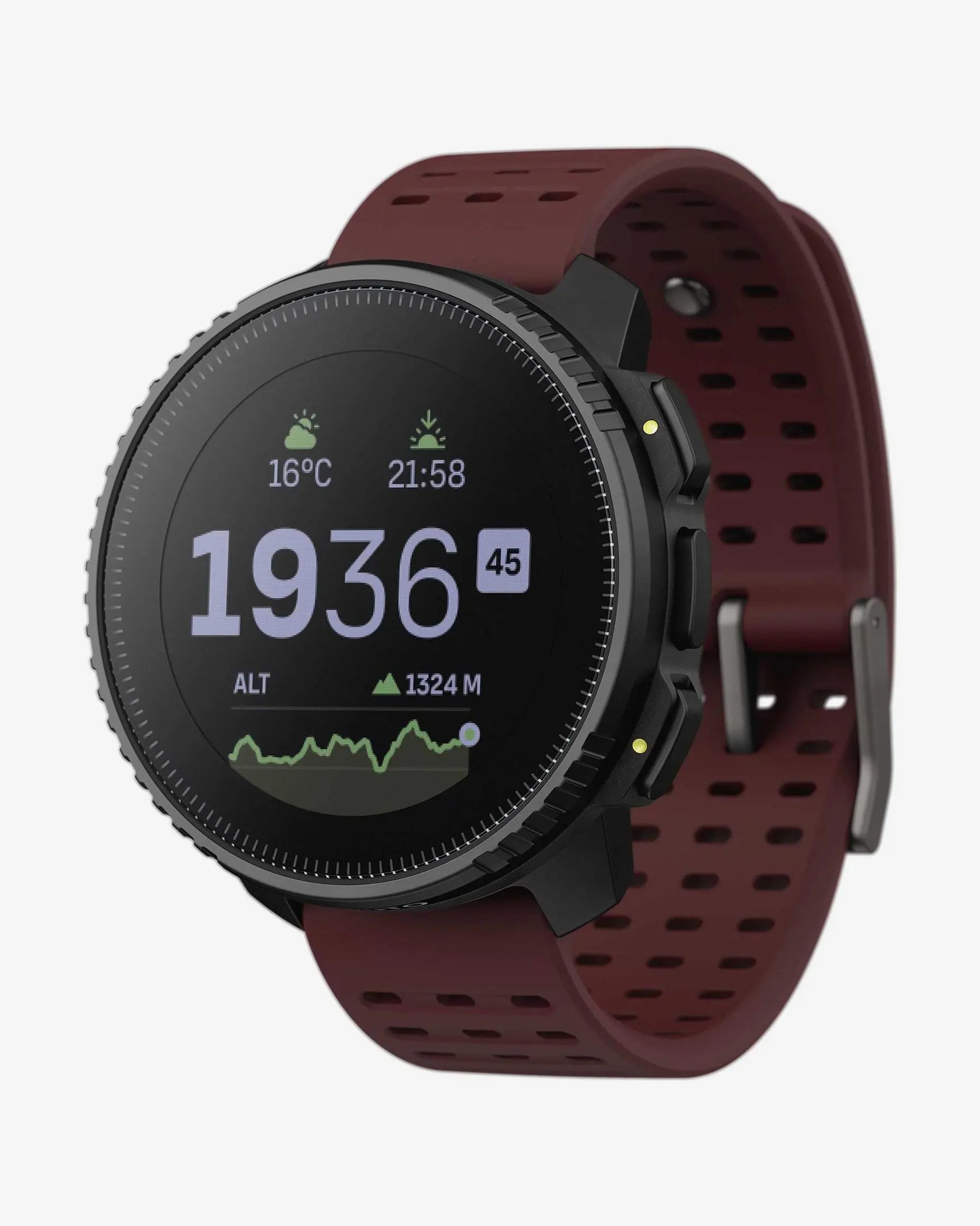 Suunto Vertical smartwatch GPS multideporte 49 mm negro rojo rubí acero inoxidable