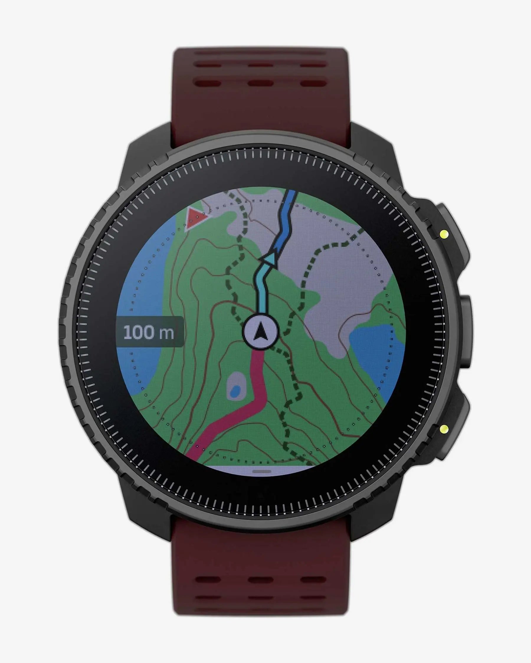 Suunto Vertical smartwatch GPS multideporte 49 mm negro rojo rubí acero inoxidable