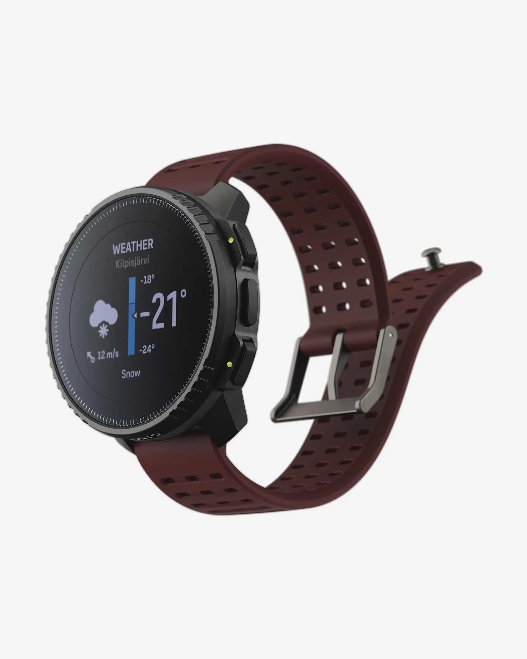 Suunto Vertical smartwatch GPS multideporte 49 mm negro rojo rubí acero inoxidable
